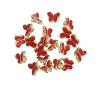 ROCKPOEM 100 Pcs 6mm Tiny Buttons and Buckles for DIY Doll Clothes, Mini Butterfly Decoration Sewing Accessories, Perfect for Doll Clothing Crafts