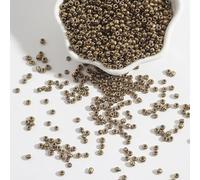 ROCKPOEM Czech Glass Seed Beads, Round Crystal Spacer Beads 2mm 3mm 4mm, 150-1000pcs for DIY Jewelry Making, Bracelets, Necklaces, Craft Supplies