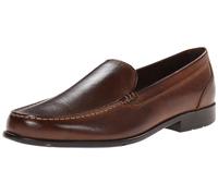 Rockport Men's Classic Lite Venetian Slip-On Loafer, Dark Brown, 8 W (EE)