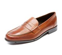 Rockport Men's Classic Loafer Penny, Dark Brown, 10.5 UK Wide