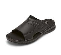 Rockport Men's Darwyn 2 Slide Sandal, Black Lea Ii, 9 UK