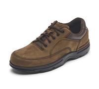 Rockport Men's Eureka Walking Shoe, Chocolate Nubuck, 11 Wide, Chocolate Nubuck, 10.5 UK Wide