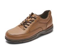 Rockport Men's Eureka Walking Shoe, Tan Leather, 8 Wide