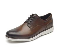 Rockport Men's Garett Plain Toe Oxford, Cognac, 9.5 UK