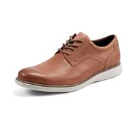 Rockport Men's Garett Plain Toe Oxford Shoes, Caramel Leather, 6.5 Wide