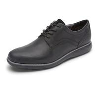 Rockport - Mens Garett Plain Toe Shoes, 9 UK, Black