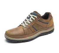Rockport Men's Get Your Kicks Mudguard Blucher Sneaker, Tan Embossed, 6.5 UK