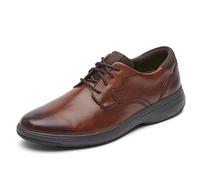 Rockport Men's Noah Plain Toe Oxford, New Brown, 10 Wide