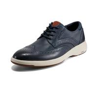 Rockport Men's Noah Wingtip Oxford, Dark Blue Leather, 6.5 UK