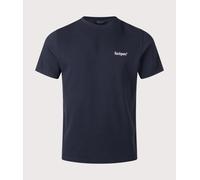 Rockport Mens Relaxed Fit Rocester Piqué Logo T-Shirt - Colour: Navy - Size: Large