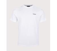 Rockport Mens Relaxed Fit Rocester Piqué Logo T-Shirt - Colour: White - Size: Large