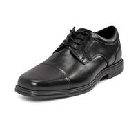 Rockport Men's Robinsyn Waterproof Cap Toe Oxford, Black, 9.5 UK