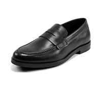 Rockport Men's Sutton Penny Loafer, Black Leather, 14 Wide