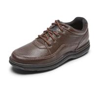 Rockport Mens World Tour Classic Walking Shoe, Brown Tumbled Leather, 11.5 Narrow