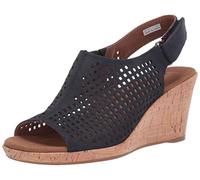 Rockport Women's Briah Perforated Slingback Sandal, Navy, 7 UK