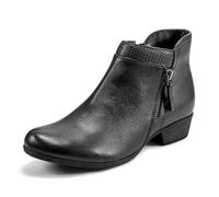 Rockport Women's Carly Bootie Ankle Boot, Black Leather, 7 UK