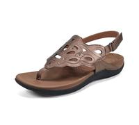 Rockport Women's Ridge Sling Heeled Sandal, Bronze, 7.5 UK