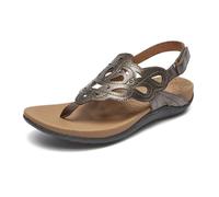 Rockport Women's Ridge Sling Heeled Sandal, Bronze, 7.5 UK