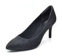 Rockport Women's Total Motion 75mm Pointed Toe Pump, Black Glam, 6 UK