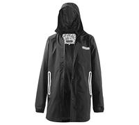 ROCKRBOS Long Raincoat for Men Women Waterproof Jackets Breathable with Hood Cycling Raincoat with Reflective Strips Hiking Fishing Rain Jacket M