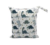 Rockreyoa Cloth Nappies Wet Bags Reusable Wet Bags Cartoon Print Nappy Bag with Zip Wet and Dry Changing Bags Wetbag for Baby Travel On the Go Style 43 Pack of 2