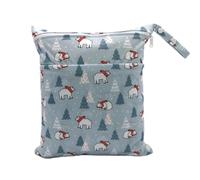 Rockreyoa Cloth Nappies Wet Bags Reusable Wet Bags Cartoon Print Nappy Bag with Zip Wet and Dry Changing Bags Wetbag for Baby Travel On the Go Style 44 Pack of 2