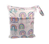 Rockreyoa Cloth Nappies Wet Bags Reusable Wet Bags Cartoon Print Nappy Bag with Zip Wet and Dry Changing Bags Wetbag for Baby Travel On the Go Style 20 Pack of 2