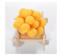 Rockreyoa Pompoms for Crafts, Fluffy Pompoms, Colourful Felt Balls, Mini Pom Pom Balls, Small Plush Balls for DIY Crafts, Curtains, Accessories, Home Decoration, Dark Yellow, 15 mm (Pack of 1000)
