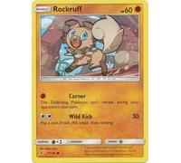 Rockruff 73/145 Common Pokemon Card (SM Guardians Rising) + 1x TitanCards® Toploader