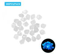 Rocks For Fish Tank, Aquarium Rocks Fluorescent Glow in The Dark For Garden Fish Tank Aquarium Plant Pots Bonsai Walkway Driveway (200pcs)