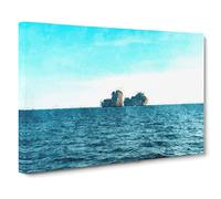Rocks In The Phi Islands Thailand Canvas Print | Gallery Wrapped 30mm Frame Wall Art | 20x14 inches | Ready to Hang | Modern Picture | Living Room Bedroom Lounge Office
