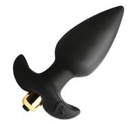 Rocks Off Black 7 Speed Vibrating Butt Throb Anal Plug Vibrator Adult Sex Toy