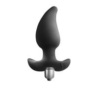 Rocks Off Black 4 Inch Butt Quiver Mini Anal Plug With 7 Speeds Adult Sex Toy