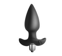 Rocks Off Butt Throb - Vibrating Anal Plug, 7 Vibration Modes, Removable Bullet, Ergonomic Design for Internal & External Use, Body-Safe Silicone, Quiet, 159g