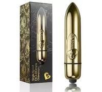 Rocks Off Champagne Gold 80mm Single Speed Mini Love Bullet Vibrator