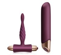 Rocks Off Climaximum Rapture Couples Pleasure Set Vibrator & Anal Butt Plug Kit