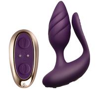 Rocks Off Cocktail Remote Control Couple's Butt Plug