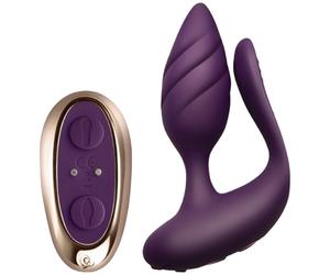 Rocks Off Cocktail Remote Control Couple's Butt Plug
