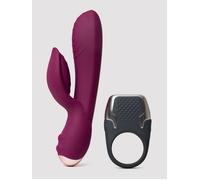 Rocks Off Lamour Rechargeable Couples Sex Toys Kit - Purple Purple