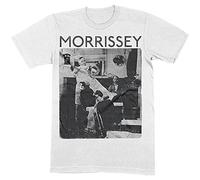 Rocks-Off Morrissey T-Shirt Barber Shop Logo White L