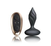Rocks Off Petite Sensations Desire Butt Plug Black Remote Control Anal Sex Toy