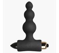 Rocks Off Petite Vibrating Anal Beads Plug Silicone Bubble Butt Plug Waterproof