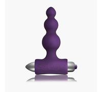 Rocks Off Petite Vibrating Anal Beads Plug Silicone Bubble Butt Plug Waterproof