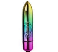 Rocks Off RO-80mm Bullet Vibrator Rainbow