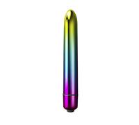 Rocks Off RO140 Prism LGBTQI Pride Bullet Vibrator - 10 Modes (3 Speeds & 7 Patterns), Precision Tip, Slimline Design, Water-Resistant, Quiet, 83g