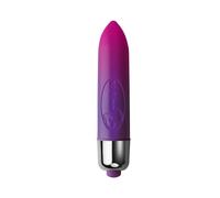 Rocks Off RO80 Colour Me Orgasmic Bullet Vibrator - 7 Modes (3 Speeds & 4 Patterns), Precision Tip, Bold Metallic Finish, Water-Resistant, Quiet, Compact, 41g
