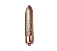 Rocks Off RO80 Precious Rose Gold Bullet Vibrator - 7 Modes (3 Speeds & 4 Patterns), Precision Tip, Elegant Metallic Finish, Water-Resistant, Quiet, Compact, 41g