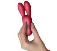 Rocks Off Sugar Boo Coral Kiss Rabbit Ears Wand Massager Vibrator 10 Function