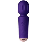 Rocks Off Waterproof Rechargeable Mini Wand Massager, Purple