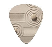 Rocks Over a Rippled Guitar Picks 12 Pack Set Guitar Gift for Bass Picks Acoustic Guitars Plectrums with Clear Storage Box